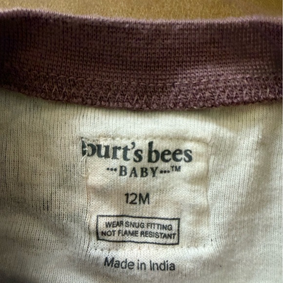 💙5/$25💙Burt’s bees pajamas 12M - Picture 3 of 4